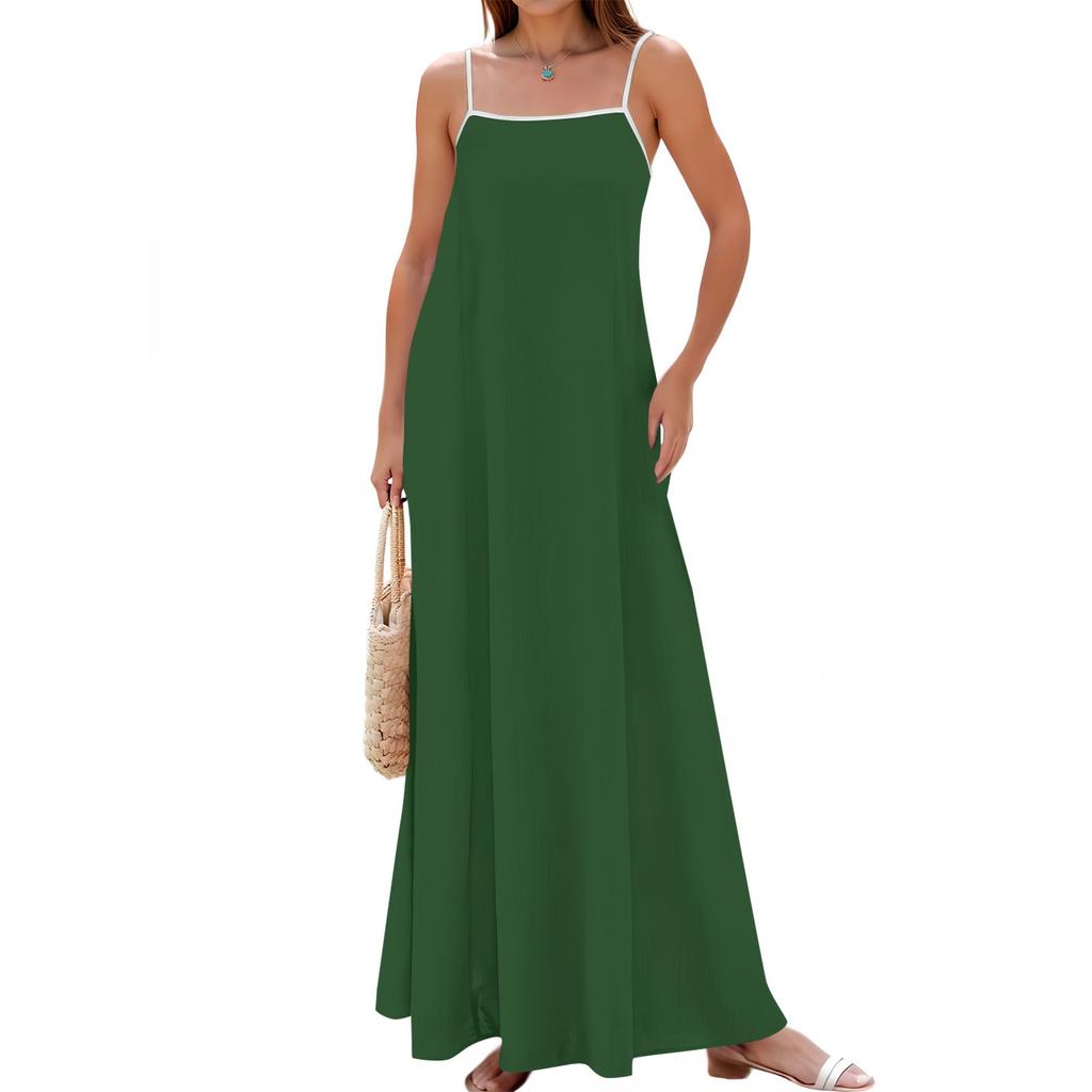 Женское повседневное модное длинное платье с V-образным вырезом и длинным рукавом с цветочным принтом