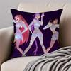 Popular Virtual American Band HHUNTRX Cushion Cover Pillowcase Antidustmite Invisible Zipper Short Plush Sofa Cushion