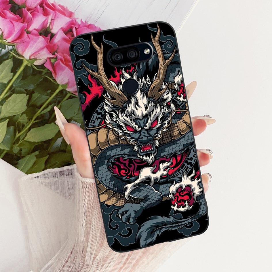 For LG K40s 2019 Case New Fashion Flower Butterfly Soft Silicone Matte Cover For LG K40s K 40s Funda on LGK40s Shockproof Bumper