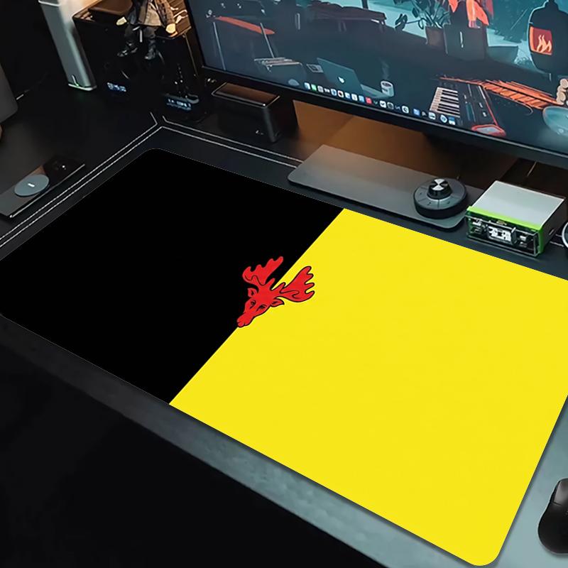 Watford Football Club Mouse Pad Large Gaming Table Cushion Non-slip Laptop Tablet Big Mousepad XXL Mat Mini PC Playmat With Lock edge_xia