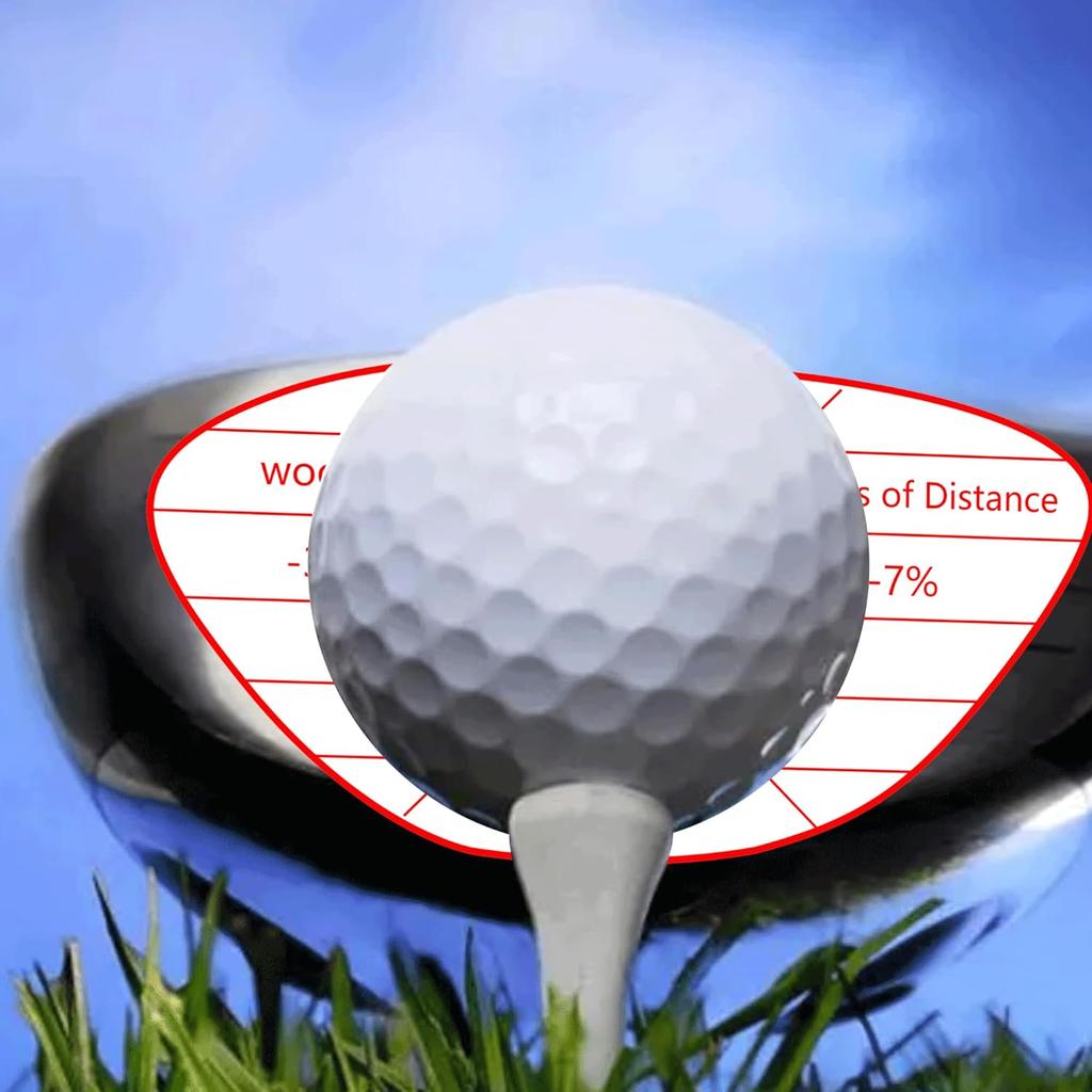 180 Pcs Golf Driver Blue Impact Tape Labels Golf Club Impact Tape Labels Self-Teaching Sweet Spot Target Sticker for Swing Training Aid Impacts Label
