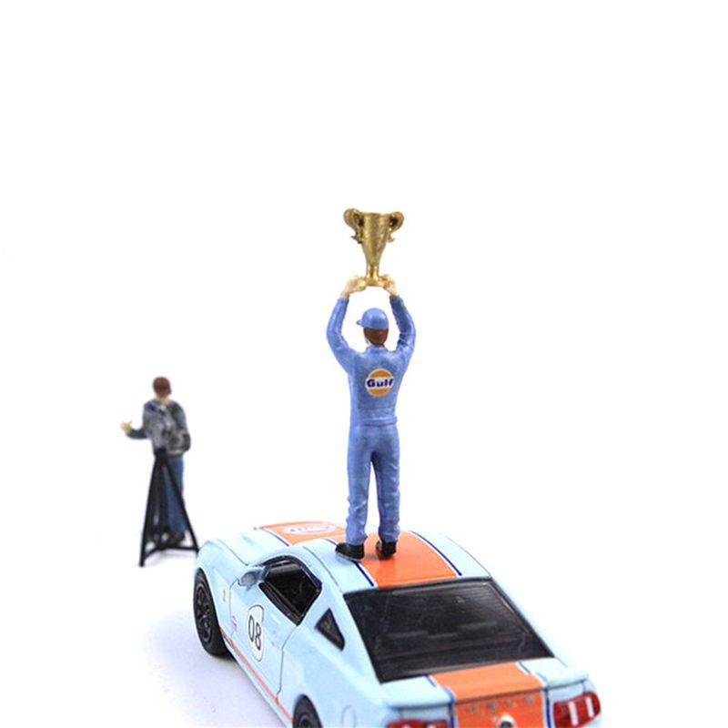 Медаль гонки 164 Игровое поле Набор моделей-сценариев с двумя фигурками для Matchbox Tomy из высококачественного полимерного материала