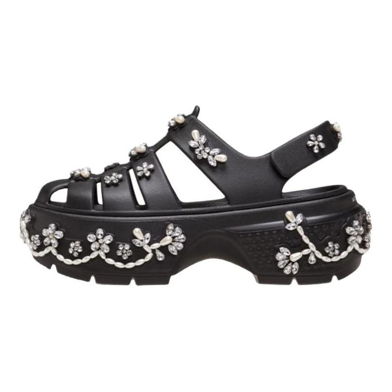 Crocs Кроксы Stomp Fisherman Simone Rocha Черные 211428-001