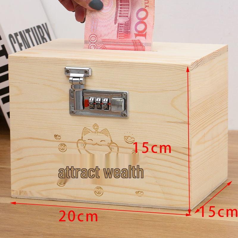 Ретро Запираемая Копилка с Кодовым Замком - Креативный Подарок для Детей