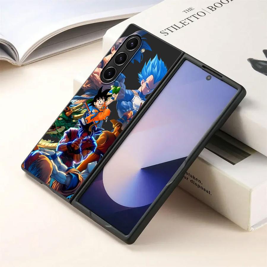 Чехол для Samsung Galaxy ZFold3 ZFold6 ZFold7 ZFold4 Z Fold 7 6 5 4 3 ZFold5 Задняя крышка телефона Dragon Ball Majin Buu