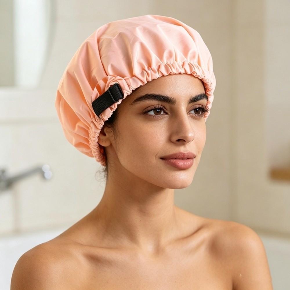 Adjustable Hair Wrap Cover Solid Color Sleeping Cap Comfortable Salon Tool Household Use