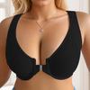 European and American Sexy Support Bra with Underwire Simple and Casual Design
