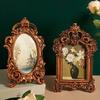 Европейский Стиль Креативный Американский Стиль Резная Винтажная Смола Фото Рамка Рамка Для Фото Домашний Декор Подставка Настенное Крепление Свадьба