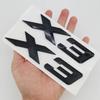 Новая 3D ABS Хромированная Матовая Черная Наклейка-Шильдик с Логотипом X3, Значок-Эмблема на Задний Багажник, Наклейки для BMW F25 E83 G01 M40i, Автоаксессуары tu2