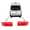 Left Right Rear Bumper Reflectors Light Lens for Sprinter W906 2006-2016 Replaces A9068260040 A9068260140