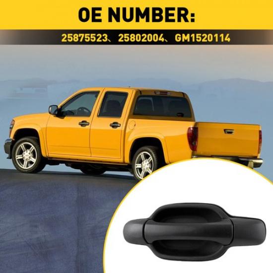 Exterior Left Rear Door Handle for 2004-2012 Chevrolet Colorado GMC Canyon EOA