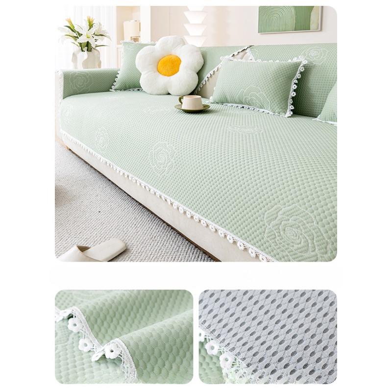 Summer Sofa Cushion Non-Slip Stain-Resistant Cool Feeling Sofa Cover High-Grade Feeling Sofa Towel Cover Cloth