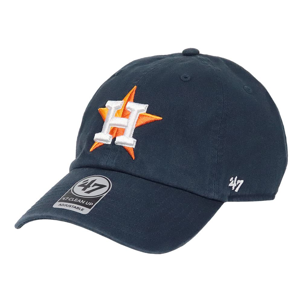 47 Кепка мужская женская Major League MLB Logo Hat Cleanup Brand Low Cap унисекс Navy Navy Astros Free Size B-RGW10GWS-HM13