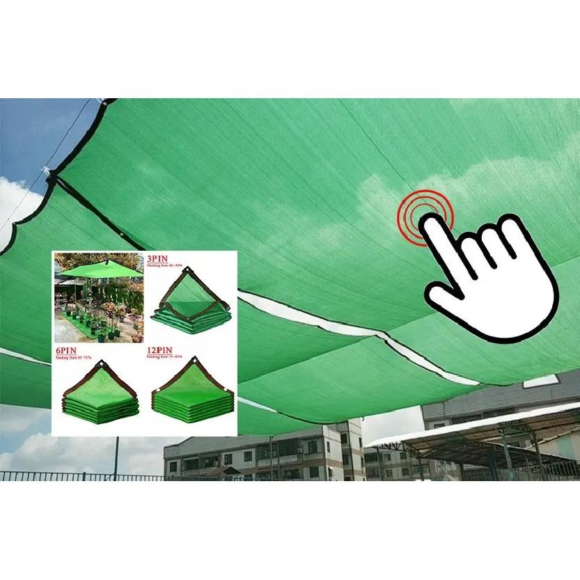 4/6/12PIN Black Sunshade Net Anti-UV Plant Cover Mesh Garden Sun Shed Gazebo Awning Outdoor Sun Shade Netting Shading 50~90%