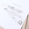 Triple Layer Temperament Zinc Zinc Alloy Women Necklace Jewelry Accessories Rhinestones Korean Style Choker