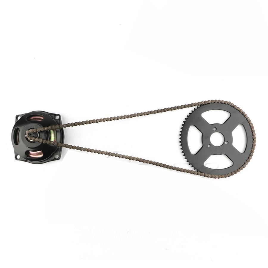 Mini Moto Drive T8F 108 Links Loops Chain W/ Gear Box Rear Sprocket 6T Fit 49cc