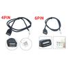 Car USB Cable Adapter 4Pin & 6Pin Accessories Connector