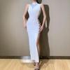 Sexy Sleeveless Bandage Dress For Women Club Party Backless Summer Skinny Elegant Black Tank Dresses