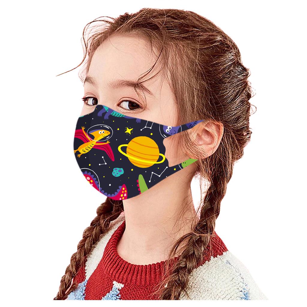1PC Children's Windproof Reusable Printed Face Mask
