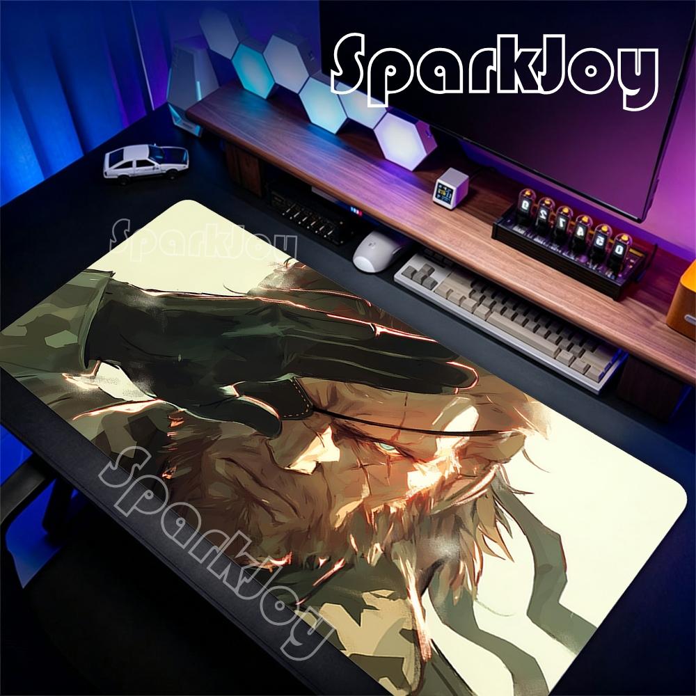 Xxl Games Metal Gear Solid Mouse Pad Pc Gaming Accessories Office Gamer Keyboard Desk Mat NonSlip Laptop Rubber Anime Mousepad