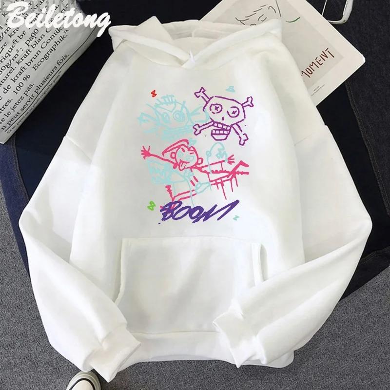 Arcane Jinx Hoodie Monkey Graffiti Style Nice Print Game Lovers Tops Streetwear Women Sweatshirts Pullovers Hoodies & Sweatshirts Women's