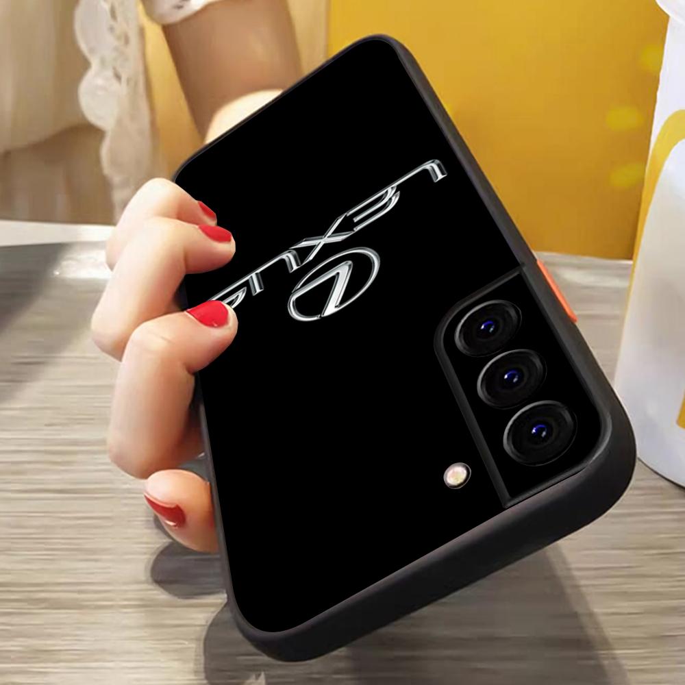 Автомобильный чехол LEXUS Роскошный Модный Чехол Для Телефона Для Samsung S25 S22 S24 S23 S21 FE Plus Ultra Матовый Чехол-Бампер