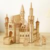 3d Wooden Puzzle Wooden Model of The Lost Castle Toy Kid Adult Diy Model Kits Desk Decoration for Gift