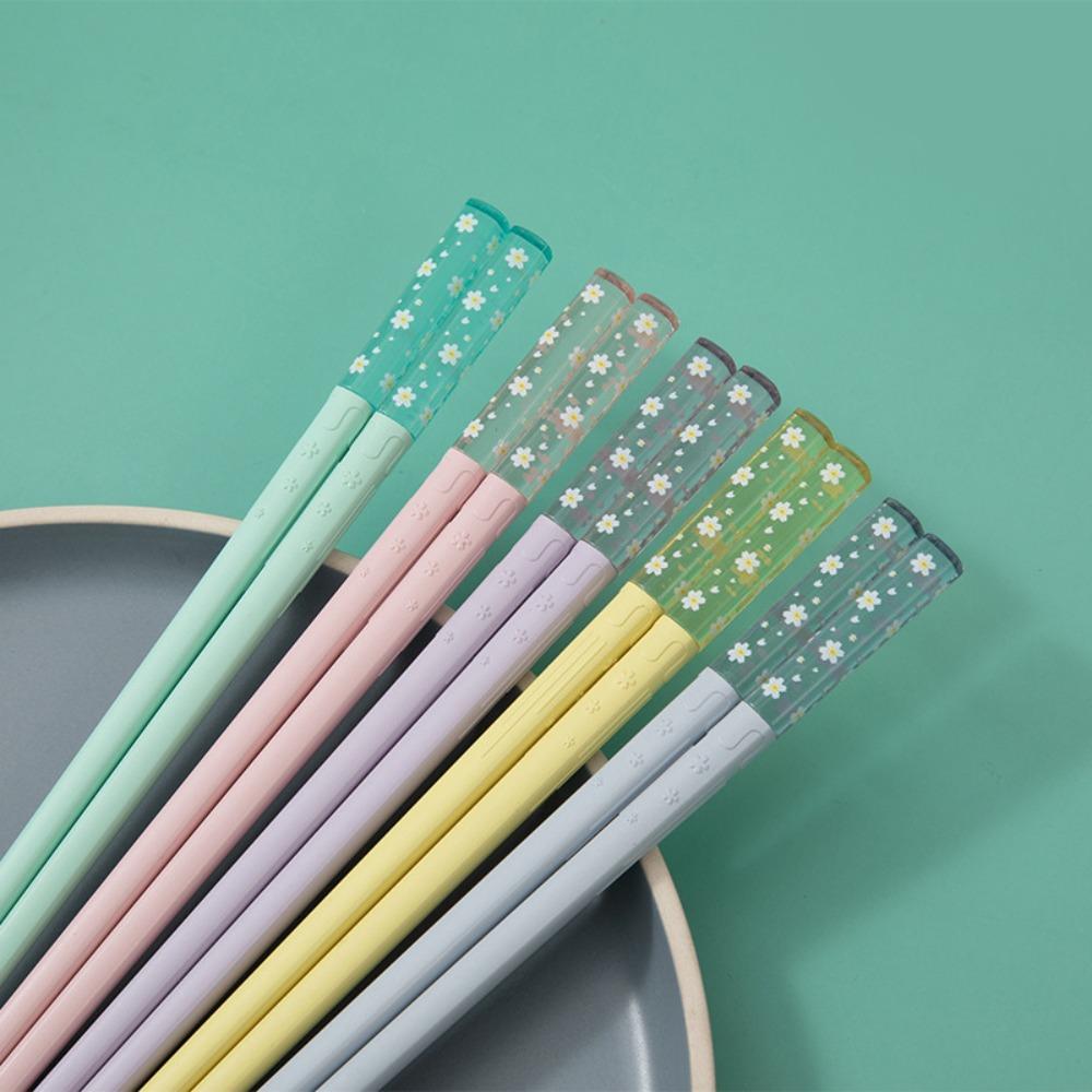 5 pairs Multicolor Sushi Sticks Fiberglass Japanese Chopsticks Amber Sakura Chopsticks Ramen