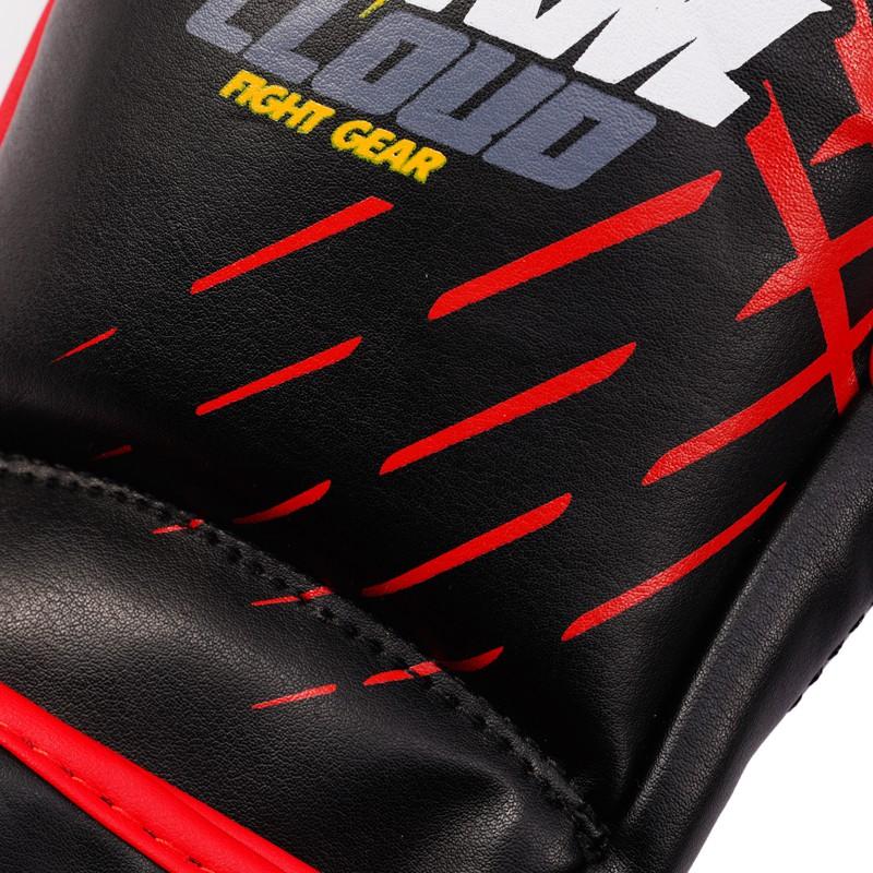 StormCloud Lynx MMA Sparring Gloves Black/Red 7oz XL