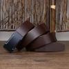 3.5CM Pure Cowhide High Quality Genuine Leather Belts for Men Strap Male Automatic Buckle Business Suit Trouser Belt Luxury