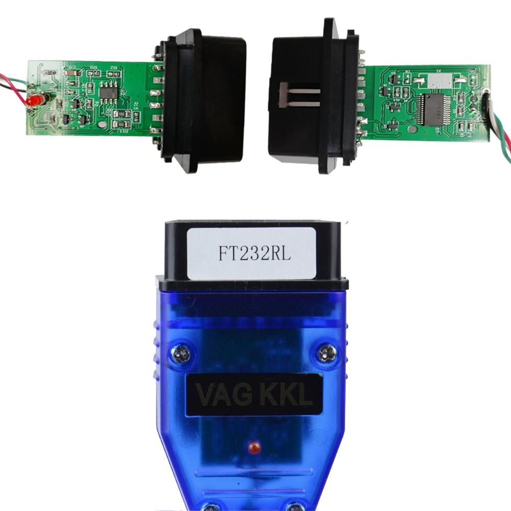 VAG 409 for Vag409 KKL For Volk-swagen/Sk-oda/Au-di/S-eat with FTDI FT232RL Chip OBD2 USB Diagnostic Scanner Cable