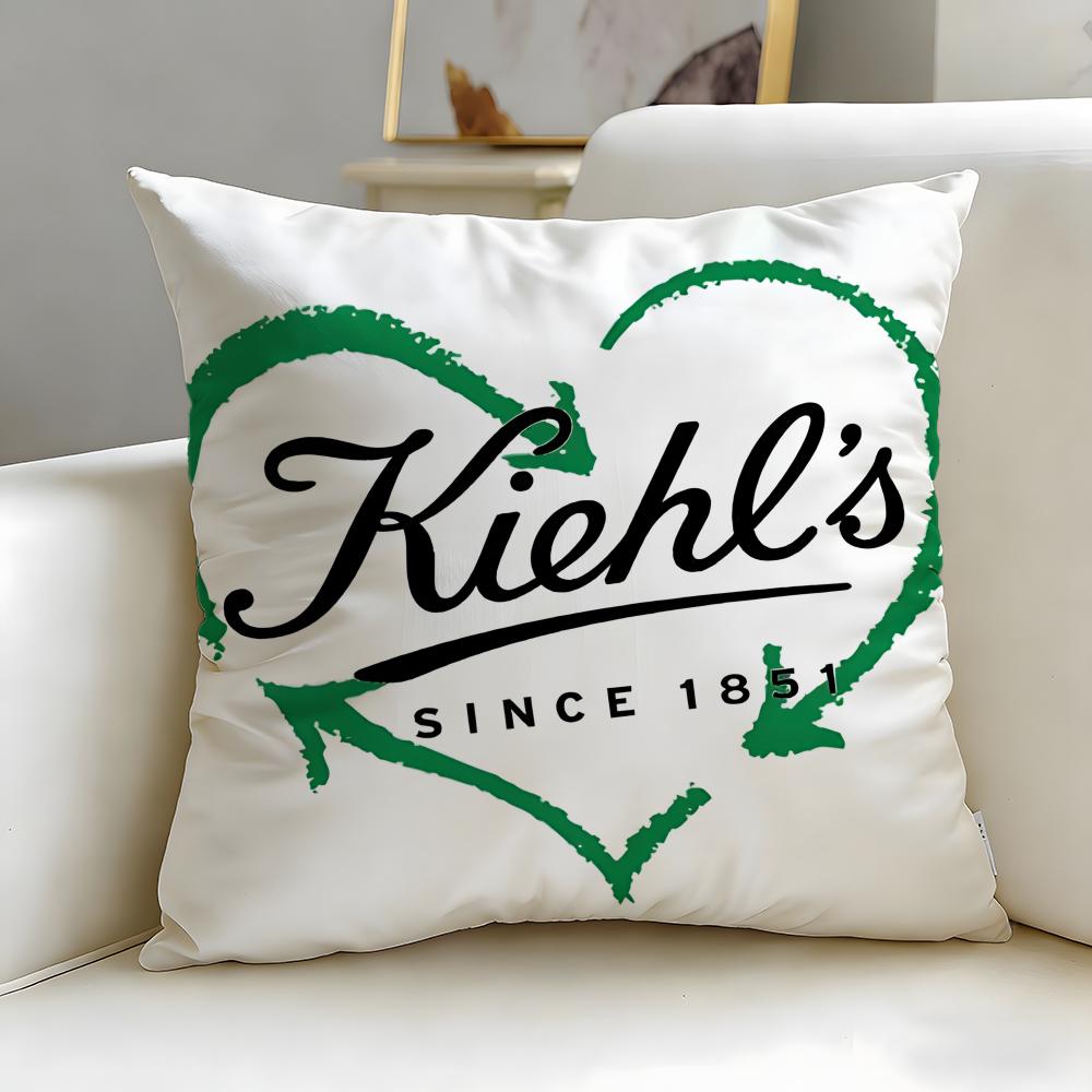Классический бренд уходовой косметики Kiehl's Чехол-подушка Cushion Cover Soft & Easy-Wash – Универсальный для дивана, кровати, путешествий и офиса