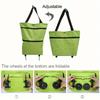 Waterproof Grocery Bag Oxford Cloth Shopping Trolley Foldable Shopping Bag with Wheel  Supermarket
