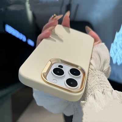 Роскошный Чехол с Магнитом Для Magsafe, Текстура Кожи, Для iPhone 16 Plus 15 14 13 12 Pro Max, Ударопрочный, Для Беспроводной Зарядки, Матовый Чехол