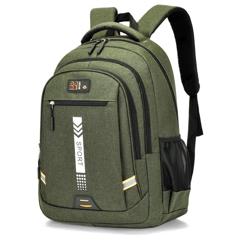 Oxford Cloth Large Capacity Backpack With Breathable Straps For Students And Travelers