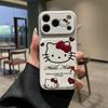 Мультяшный милый чехол для телефона KT Cat с бантом для Apple 17 Pro Max/13