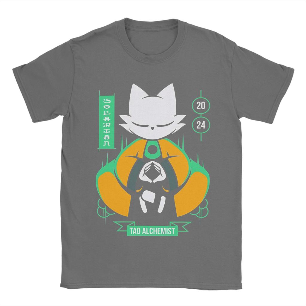 Nine Sols 9 Yi Fangshi Tao Indie Game T Shirts for Unisex Cotton Leisure T-Shirt Crew Neck Tees Short Sleeve Tops Gift