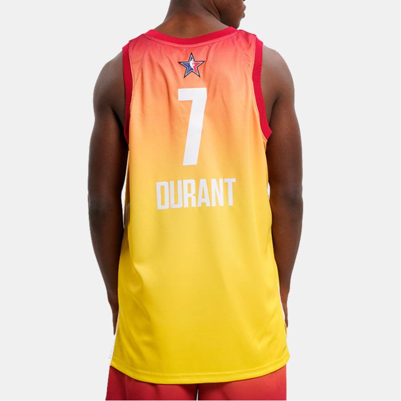 Jordan NBA Kevin Durant All Star 2023 Jersey Yellow/Orange Men Streetwear DX6330-606
