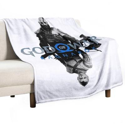 God of War_ Ragnarok Кратос и Атрей Плед Мягкий Пледовый Плед Для Ребенка