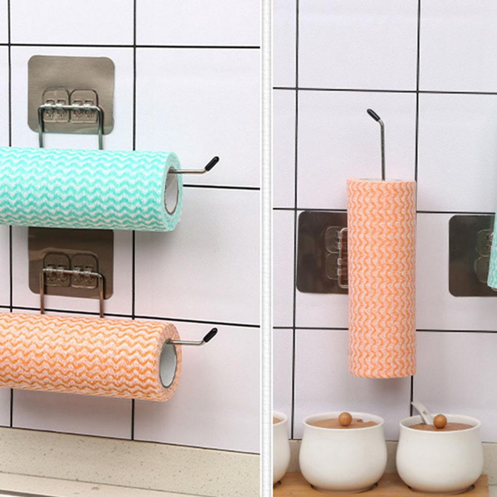 Держатель для полотенец настенный одноразовый держатель для полотенец из нержавеющей стали для кухни и ванной комнаты