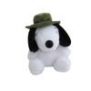 13cm Snoopy Plush Keychain Hat wearing Puppy Plush Toy Keychain Bag Charm gifts