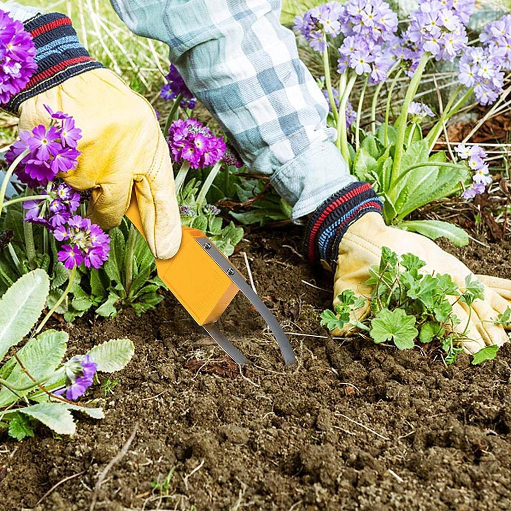 Hand Loop Weeder Tool Garden Metal Loop Design Manual Weeders Tool With Plastic Handle For Weeding