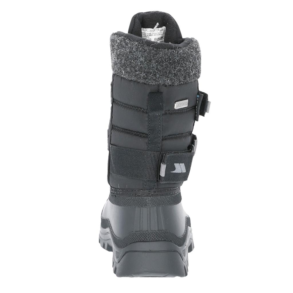 TRESPASS Childrens Boys Strachan II Waterproof Touch Fastening Snow Boots