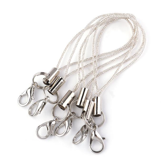 20 шт. двойное кольцо телефон USB кулон с карабином застежка подвеска веревка для DIY ювелирных изделий