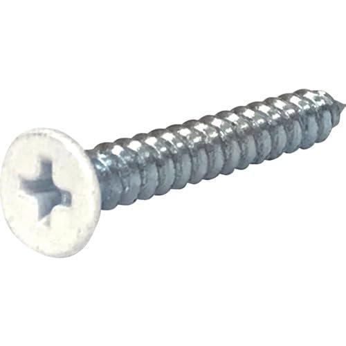 DAIDOHANT 2x4 Joint Support Tapping Screws White Head 4mm x 30mm (48 Pieces) JT4-WH 10179084 Wood Connection Screws