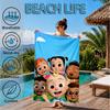 Rainbow Coco Adventure Beach Towel, Microfiber Beach Towel, Perfect For Pool, Beach, Travel, Home Decor Beach Party Fan gifts