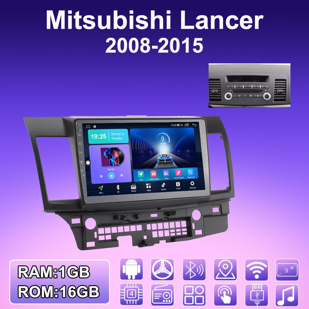 2 DIN Android Carplay Car Radio For Mitsubishi Lancer 2008-2015 Multimedia Player Head Unit Stereo GPS Navigation BT WIFI 2+32GB