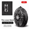 SEAMETAL 1pc 16-23 Inch Universal Car Spare Tire Cover Garage Protective Cover Waterproof Oxford Tire Protection