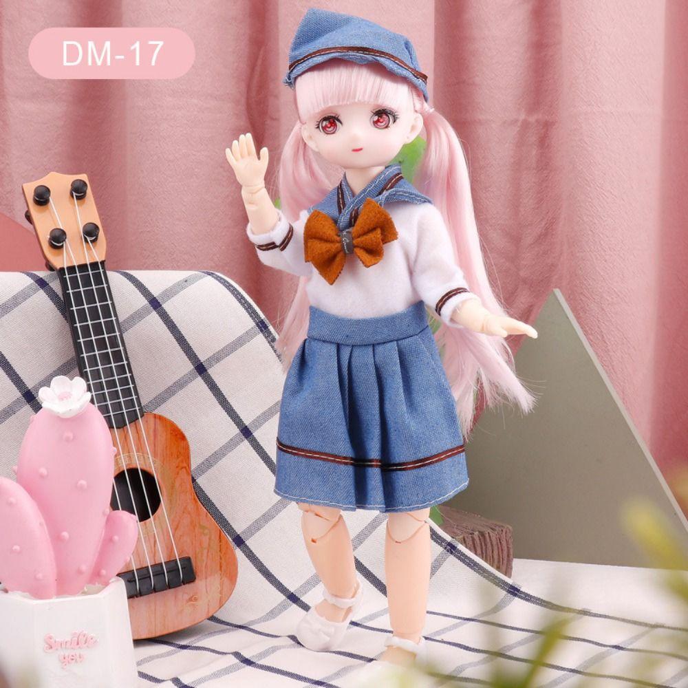 Наряди 30 см Аниме Bjd Куклу с Одеждой 30 см Шарнирные Игрушки 1/6 Куклы Bjd Детская Игрушка