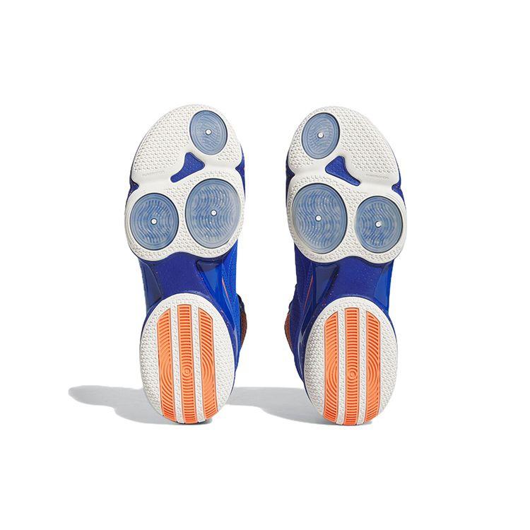 adidas Adizero Rose 1.5 Restomod Knicks Мужские кроссовки Blue Core-White Team-Semi-Solar-Orange HQ1015
